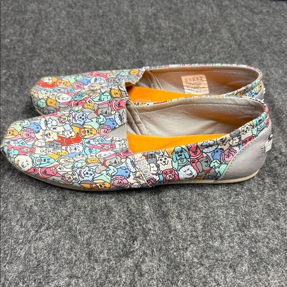 Skechers Gray and Multicolor Slip-On Shoes - Picture 4 of 6